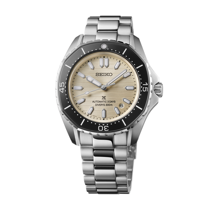 Seiko Prospex DiverS Watch  Polygonal In Pearl-White - Cream - SPB481J1