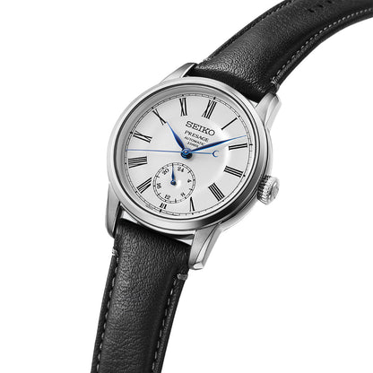 Seiko Presage Craftsmanship In Enamel With Roman Numerals - White - SPB495J1