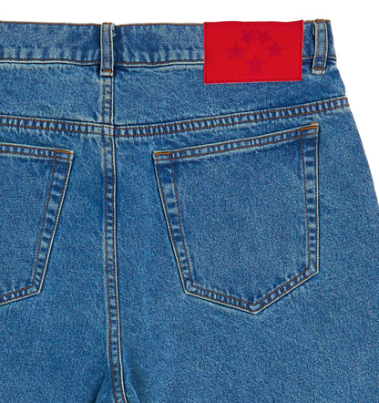 Sp5der OG LOGO Denim Short