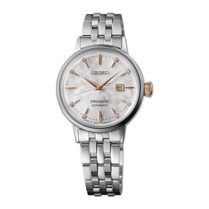 Seiko Presage Cocktail Time Clover Club Diamond Twist - White - SRE009J1