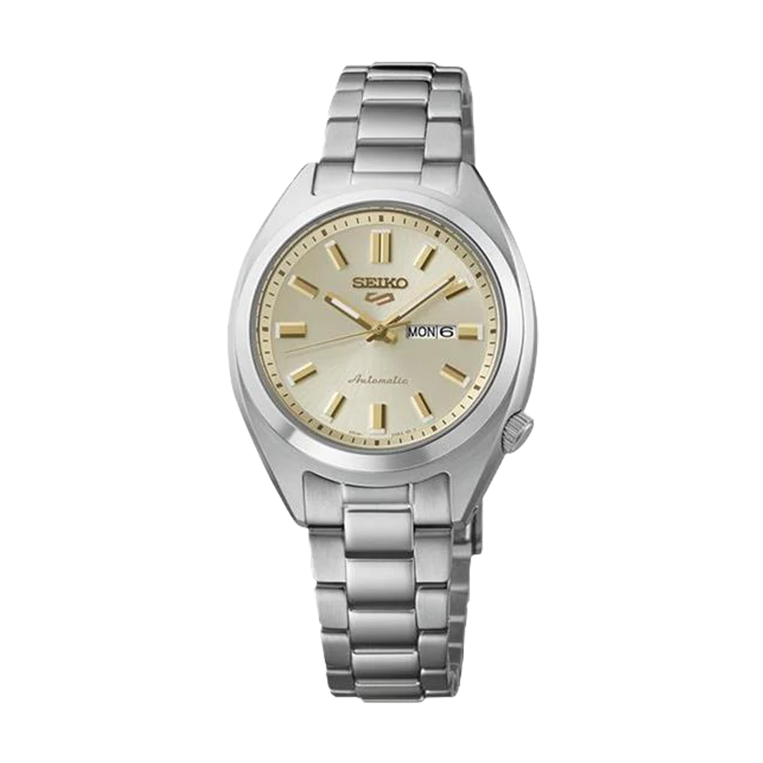 Seiko 5 Sports Hebitama Snxs In Double Cream