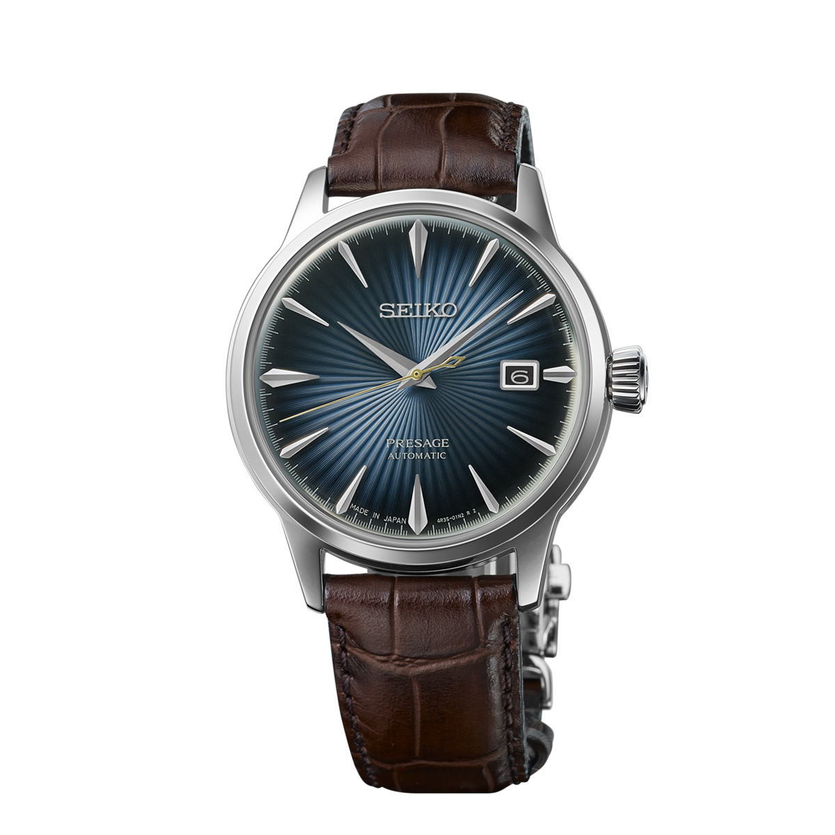 Seiko Midnight Blue Moon Presage Cocktail Time - Blue - SRPK15J1