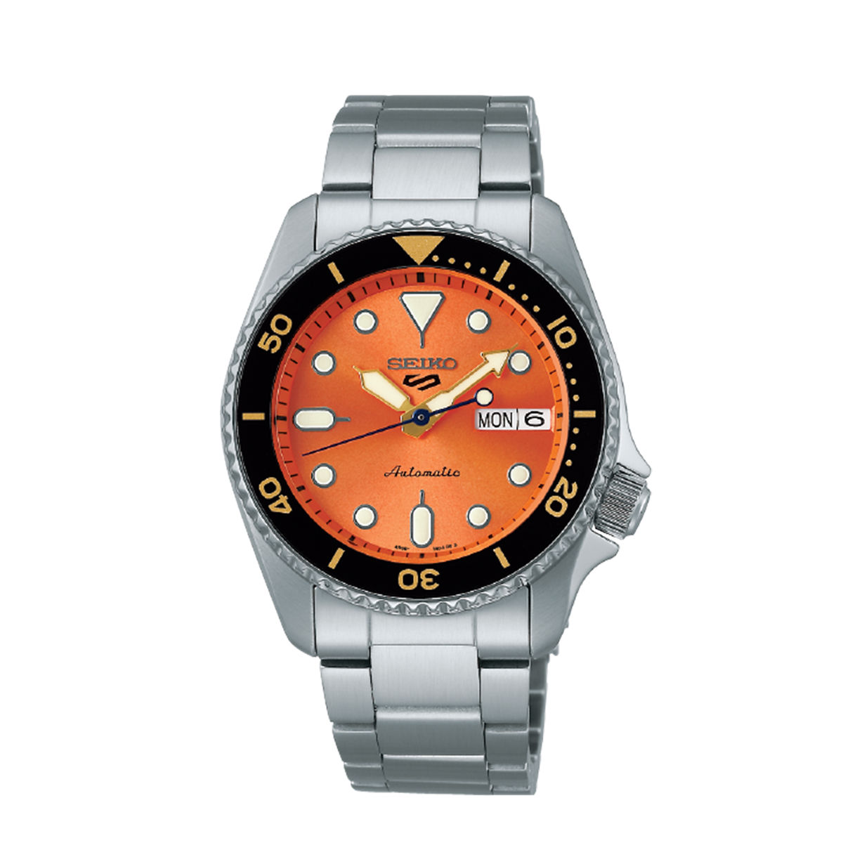 Seiko 5 Sports Skx Midi Orange - Orange - SRPK35K1