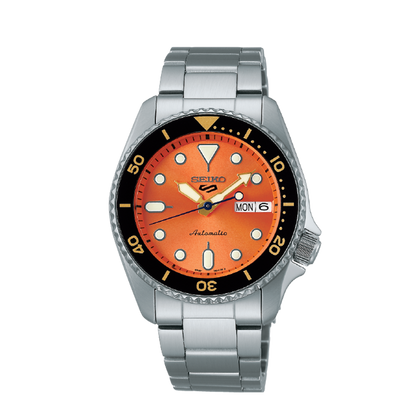 Seiko 5 Sports Skx Midi Orange - Orange - SRPK35K1