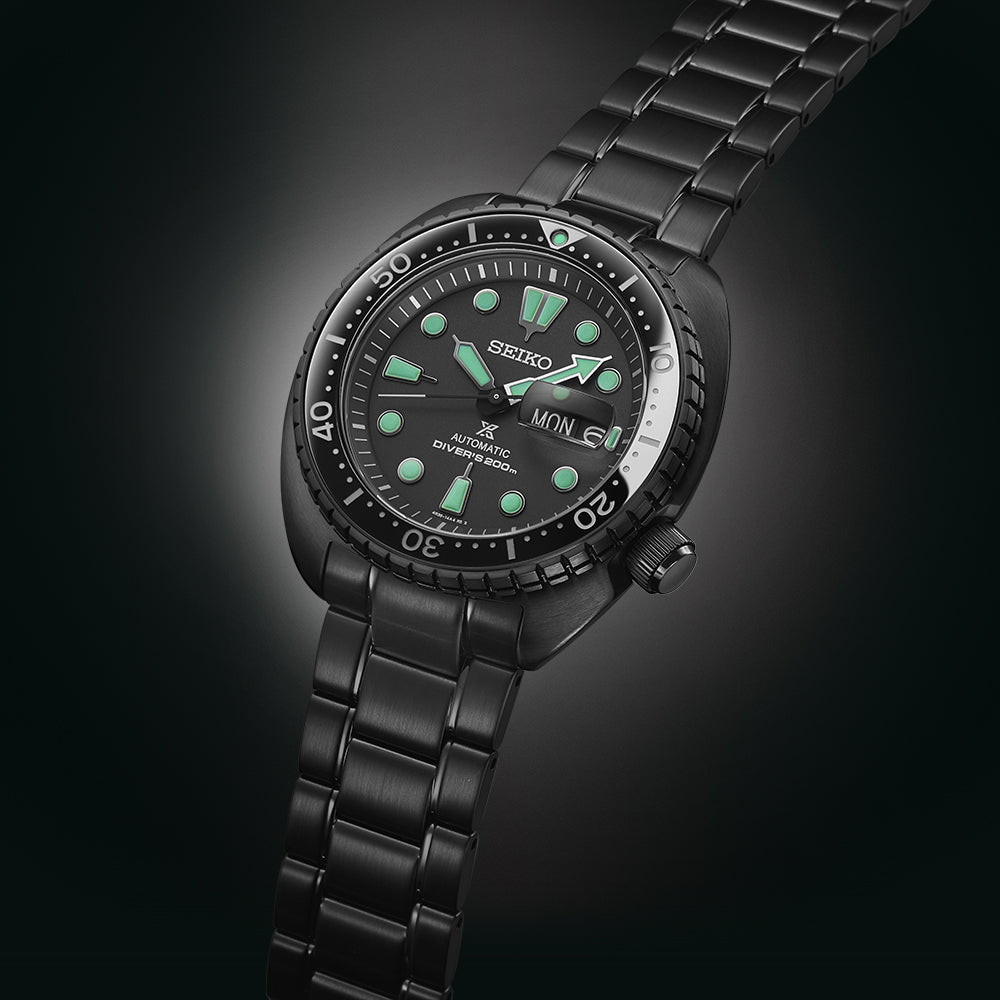 Seiko Prospex Black Series Turtle DiverS Watch