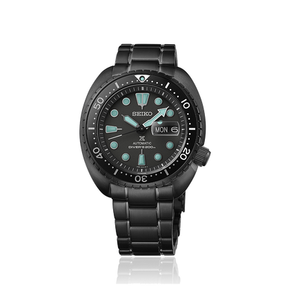 Seiko Prospex Black Series Turtle DiverS Watch - Black - SRPK43K1