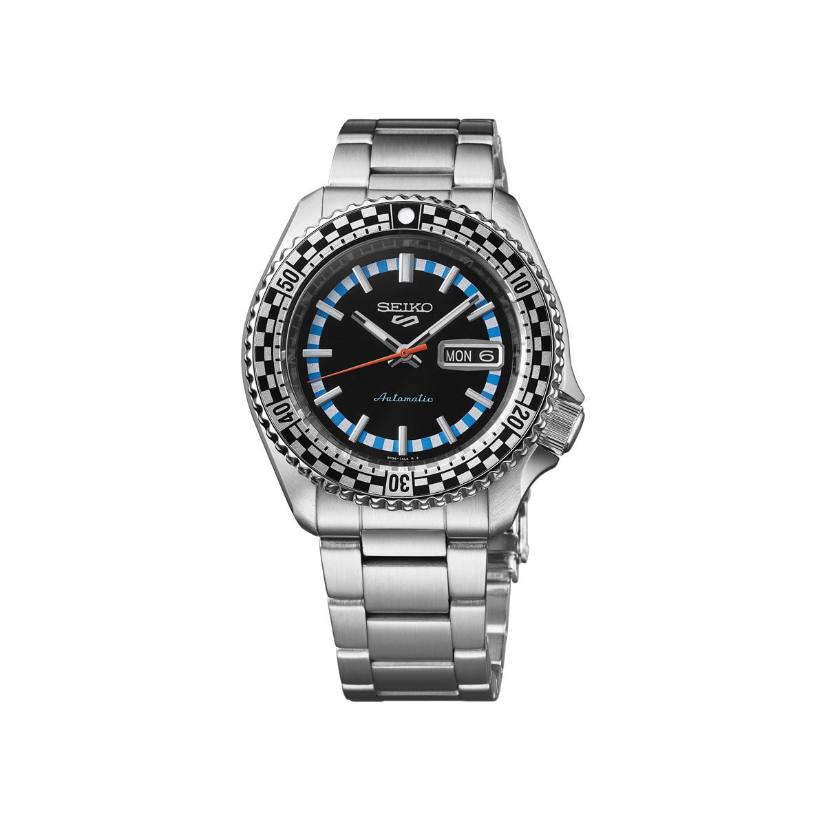 Seiko 5 Sports Black & White Checker Flag Special Edition