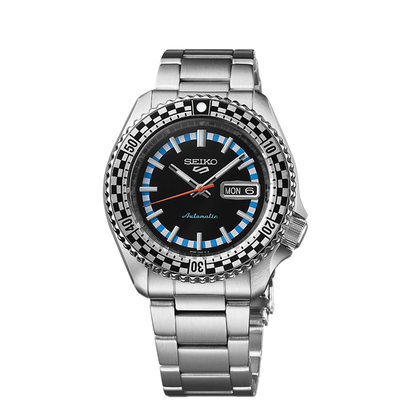 Seiko 5 Sports Black & White Checker Flag Special Edition