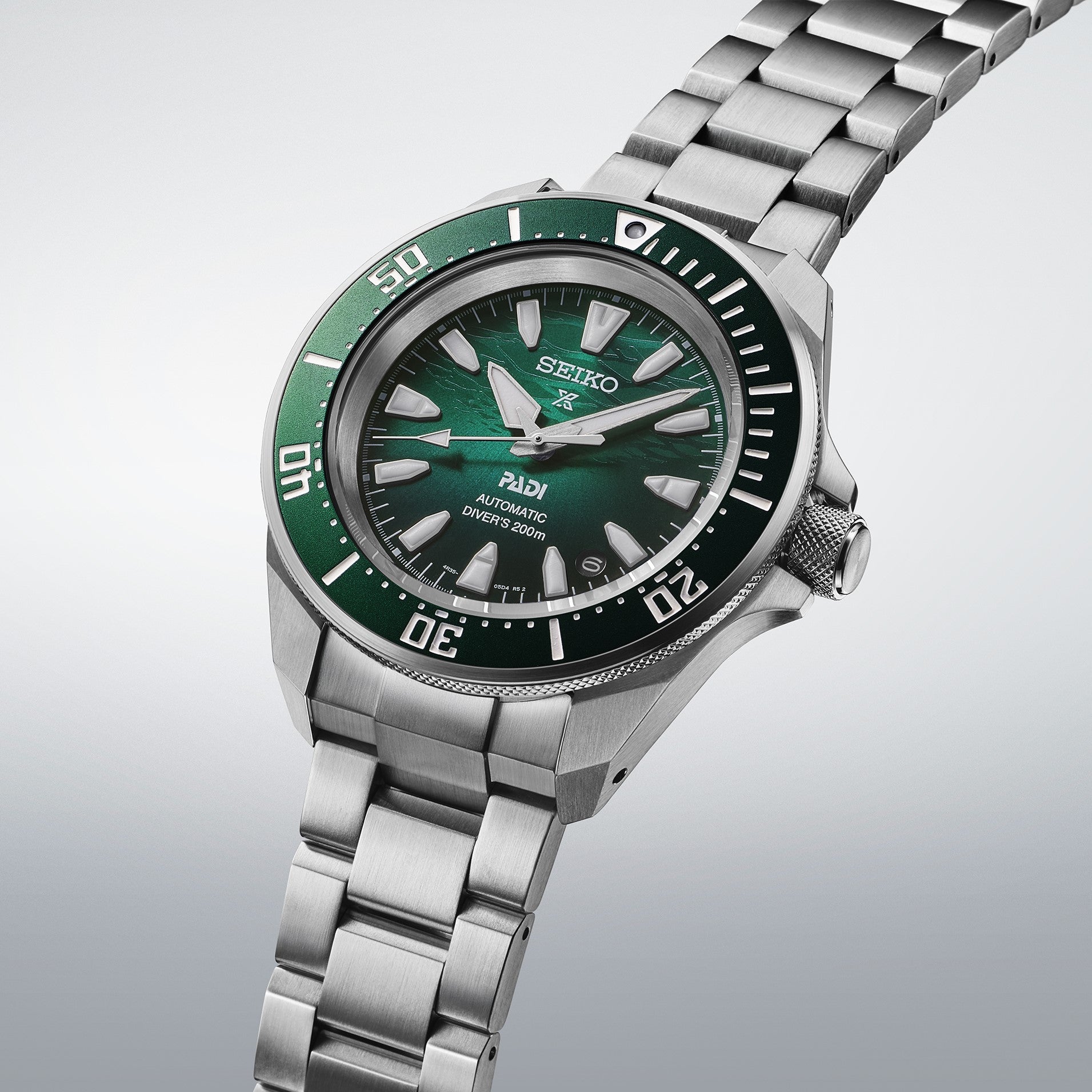 Seiko Prospex Padi 60Th Anniversary 4R Compact Mechanical DiverS Watch In Underwater