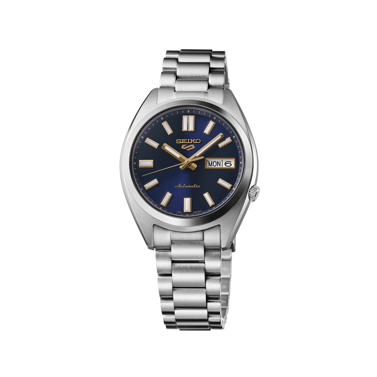 Seiko 5 Sports Snxs Vintage Gold Collection  In Blazer Blue - Blue - SRPL55K1