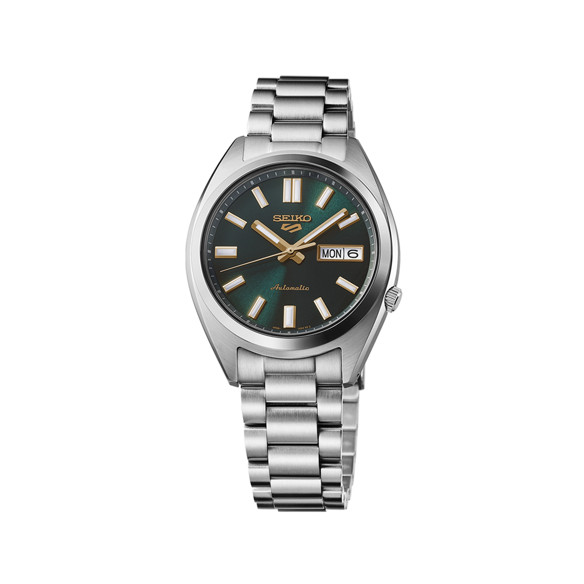Seiko 5 Sports Snxs Vintage Gold Collection  In Green Tie - Green - SRPL57K1