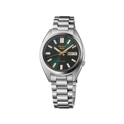 Seiko 5 Sports Snxs Vintage Gold Collection  In Green Tie - Green - SRPL57K1