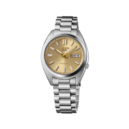 Seiko 5 Sports Snxs Vintage Gold Collection  In Gold Cufflinks