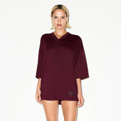 Skims Nikeskims Airy V-Neck Oversized Top Currant