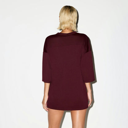 Skims Nikeskims Airy V-Neck Oversized Top Currant