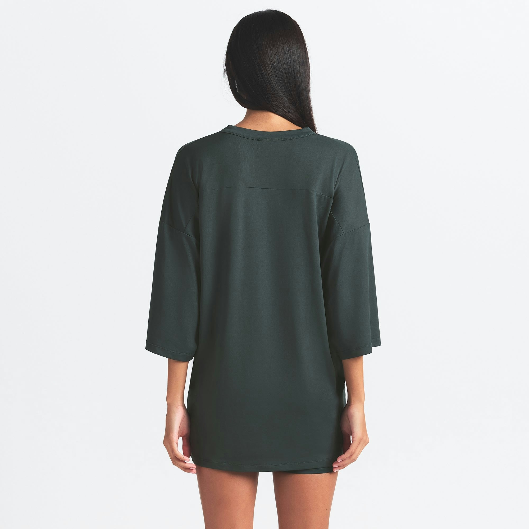 Skims Nikeskims Airy V-Neck Oversized Top Dark Teal