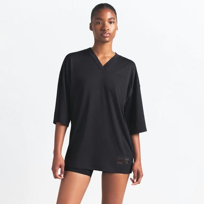 Skims Nikeskims Airy V-Neck Oversized Top Obsidian