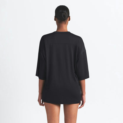 Skims Nikeskims Airy V-Neck Oversized Top Obsidian