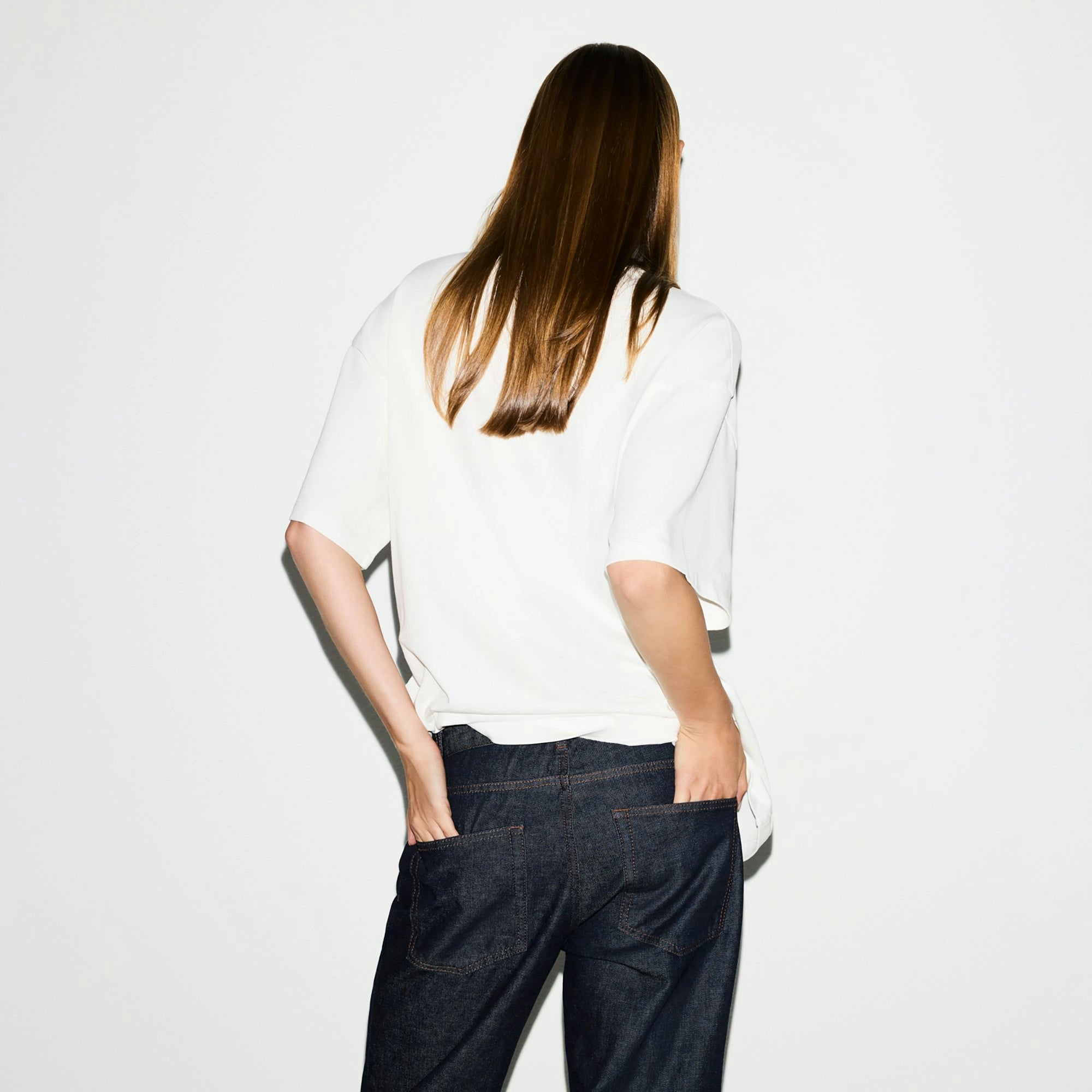 Skims Heavy Cotton Oversized T-Shirt Marble