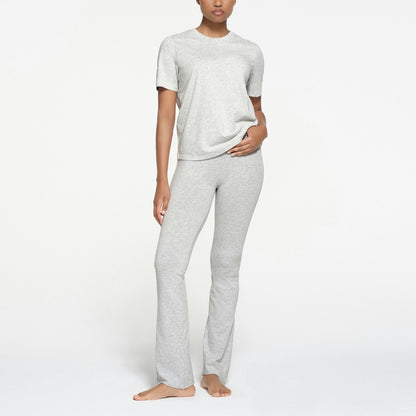 Skims Relaxed Tees T-Shirt Light Heather Grey