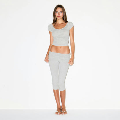 ULTRA LIGHT JERSEY SCOOP NECK T-SHIRT