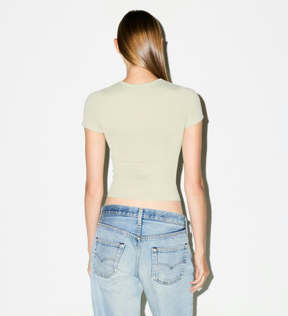 Skims Soft Smoothing Seamless T-Shirt Elm