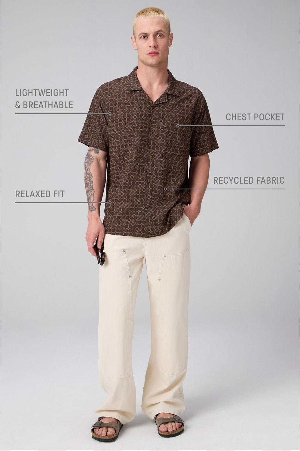 Fabletics The Cabana Button Up