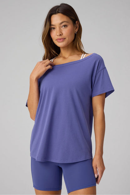 Fabletics 100% Cotton Oversized Tee