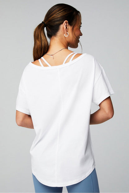 Fabletics 100% Cotton Oversized Tee