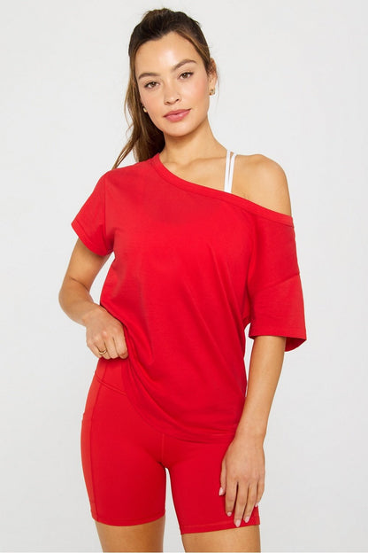 Fabletics 100% Cotton Oversized Tee