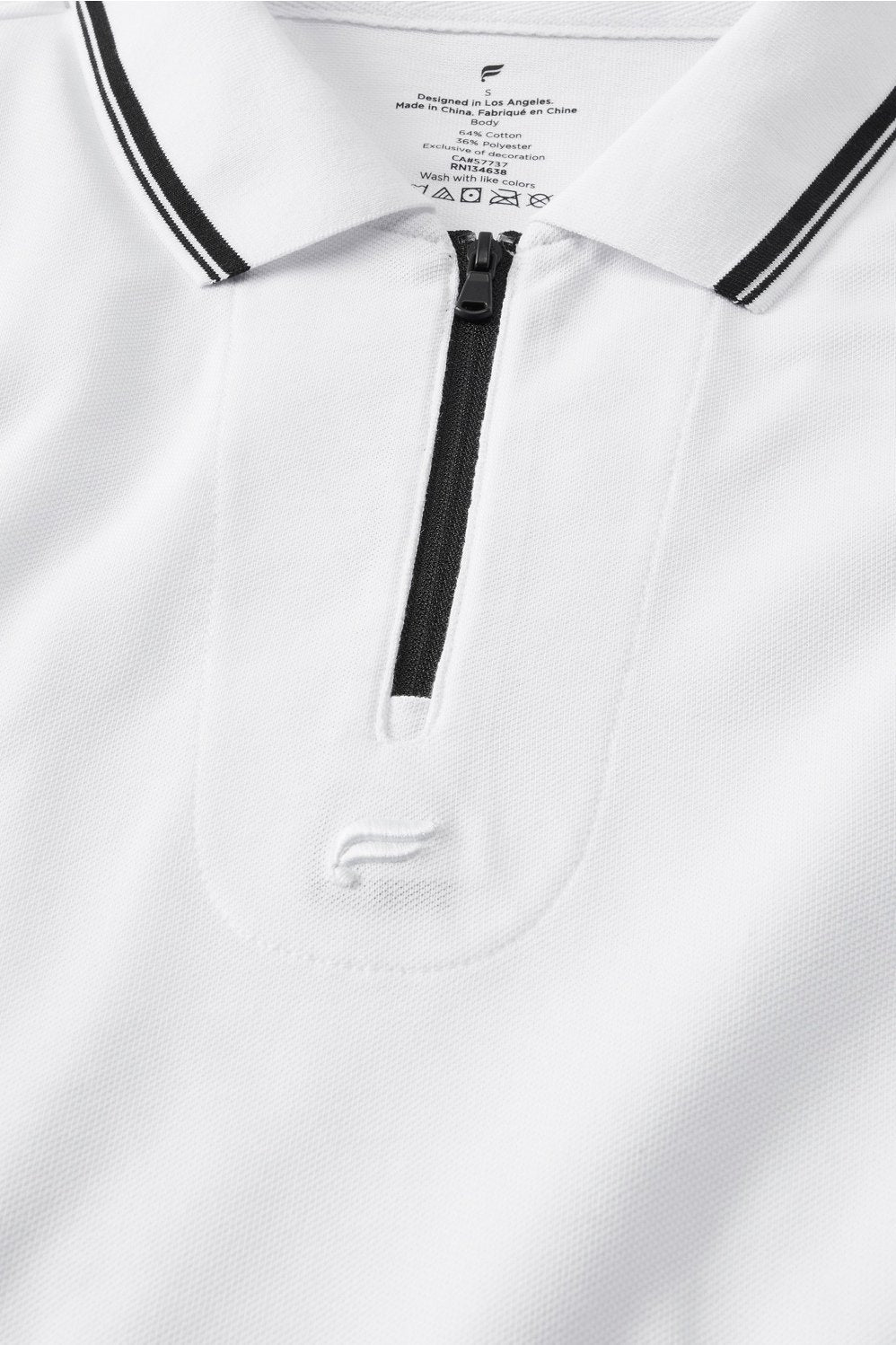 Fabletics The Dash Quarter Zip Polo