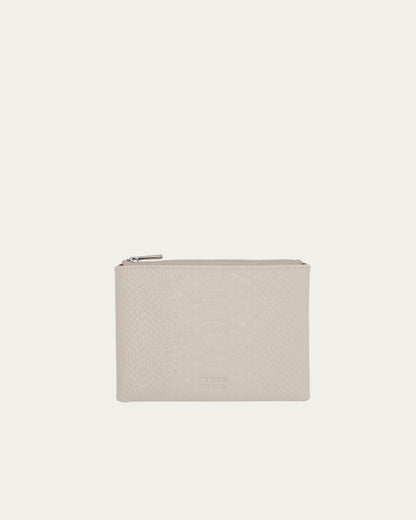 Freja Zip Pouch 8 Oat Croc