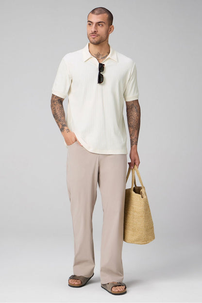 Fabletics The 24-7 Ribbed Johnny Collar Polo