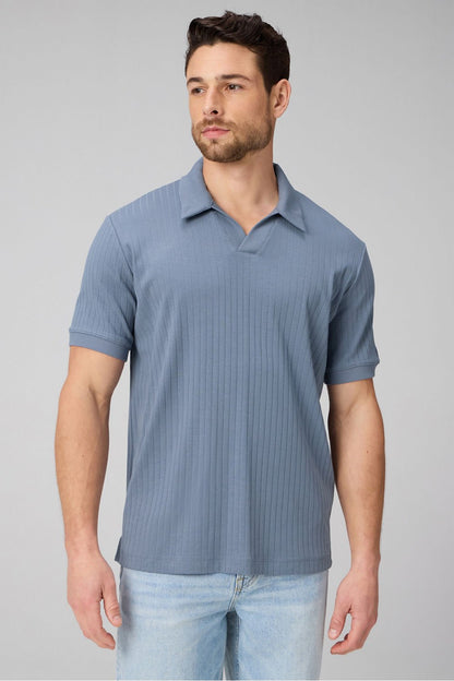 Fabletics The 24-7 Ribbed Johnny Collar Polo