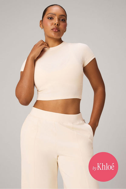 Fabletics Classic Cotton Cropped Baby Tee