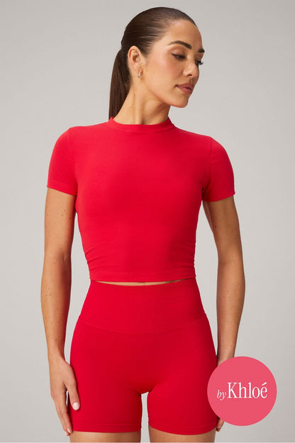 Fabletics Classic Cotton Cropped Baby Tee