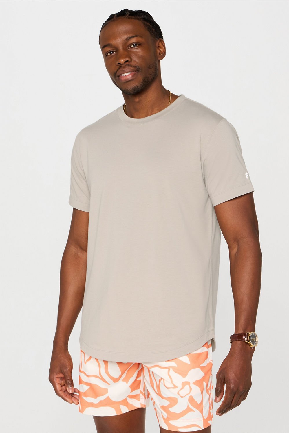 Fabletics The 24-7 Tee (Curved Hem)