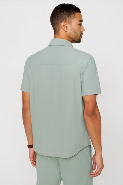 Fabletics The Don Short Sleeve Button Up