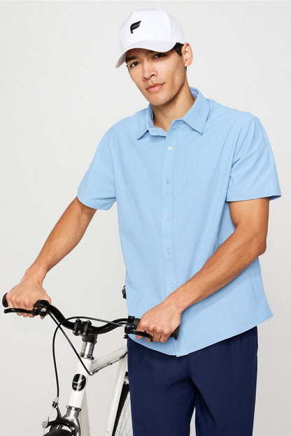 Fabletics The Don Short Sleeve Button Up