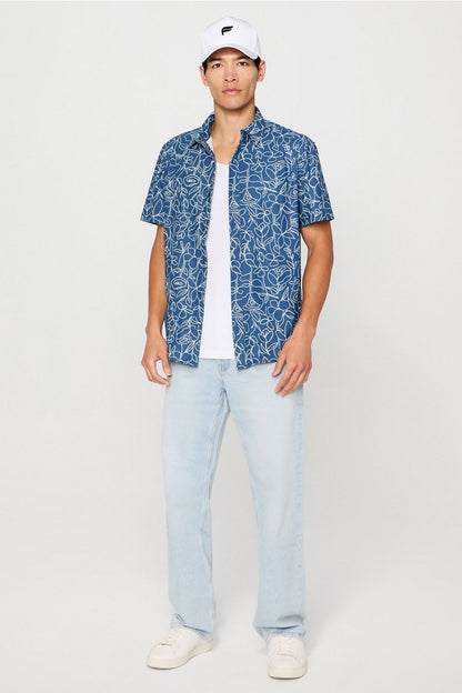 Fabletics The Don Short Sleeve Button Up