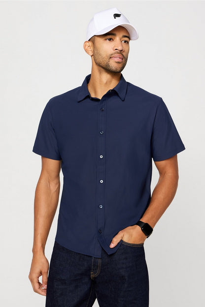 Fabletics The Don Short Sleeve Button Up