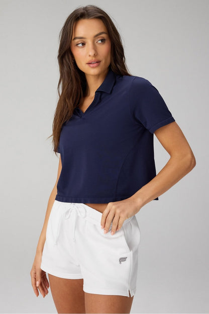 Fabletics Feather Tech+ Short-Sleeve Polo