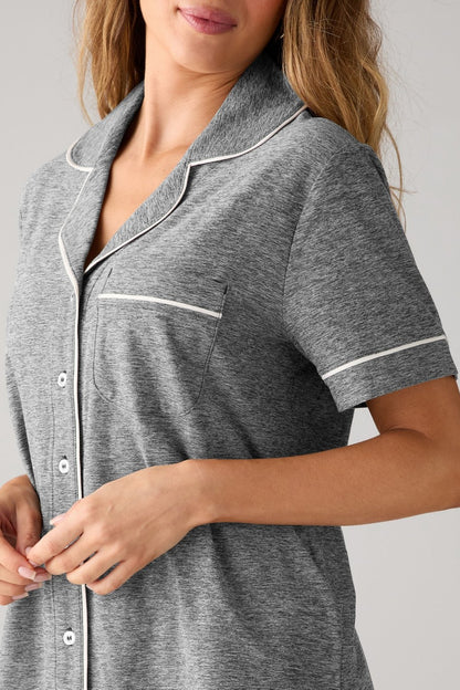 Fabletics Cloud Jersey Sleep Short Sleeve Top
