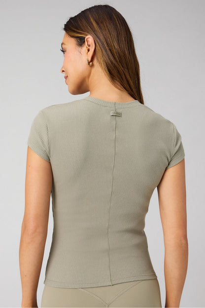 Fabletics Modal Rib Short-Sleeve Top