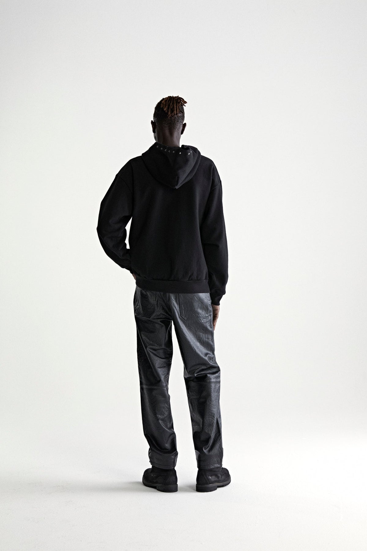 Sp5der OG WEB Studded ZIP Hoodie