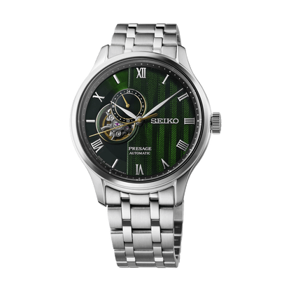 Seiko Presage Japanese Zen Gardens In Fern Green - Green - SSA463J1