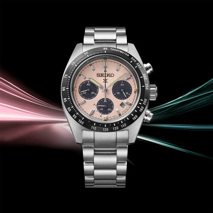 Seiko Prospex Speedtimer In Pale Pink
