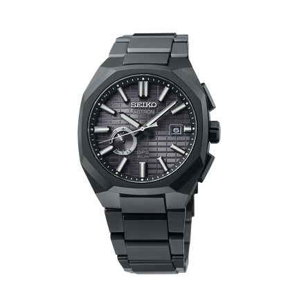 Seiko Astron Gps Solar Jet Black Crystal Box - Black - SSJ015J1
