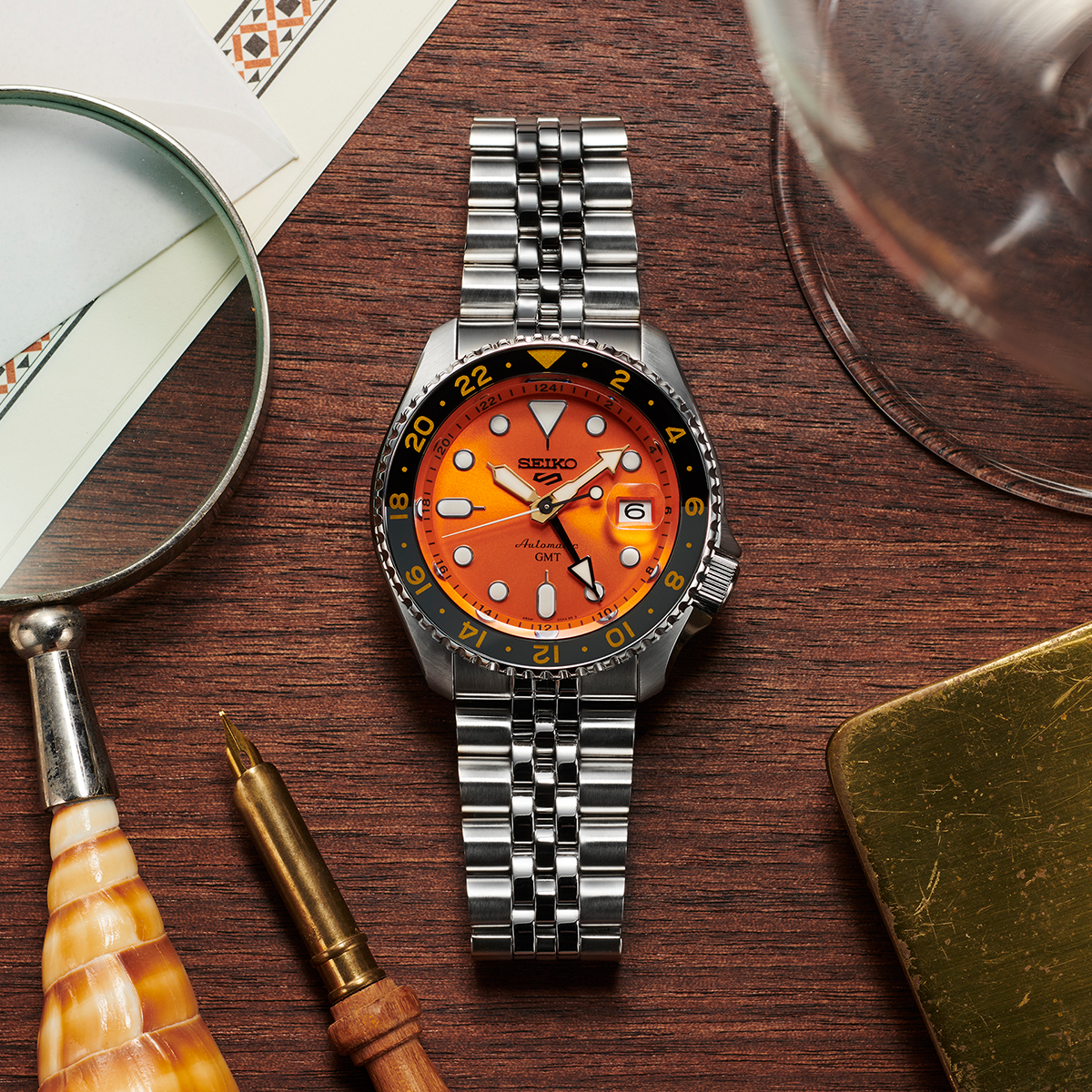 Seiko 5 Sports Mikan Orange Gmt Skx Re-Interpretation