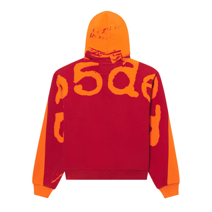 Sp5der Overprint ZIP Hoodie